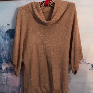 Metallic gold sweater